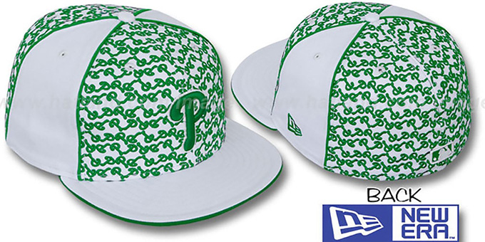 Phillies 'LOS-LOGOS' White-Green Fitted Hat by New Era