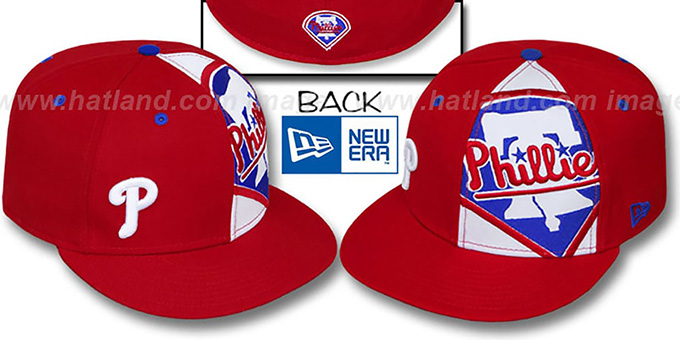 Phillies 'MASCOT-ZOOM' Red Fitted Hat by New Era