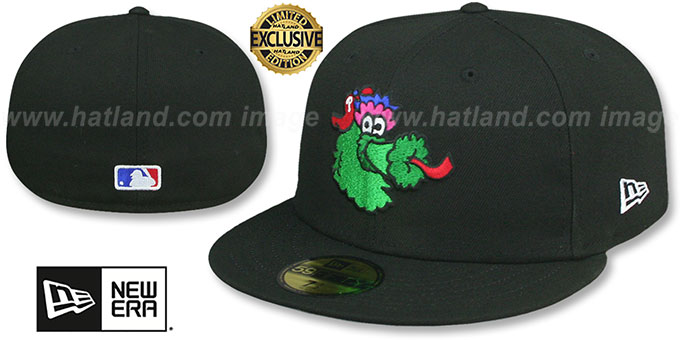 Phillies 'PHILLIE PHANATIC' Black Fitted Hat by New Era