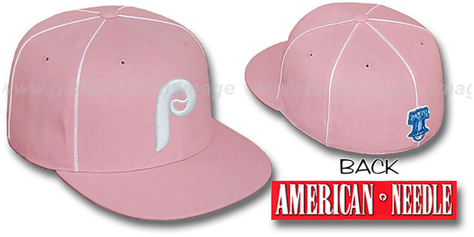 Phillies 'PINK CADDY' Fitted Hat by American Needle