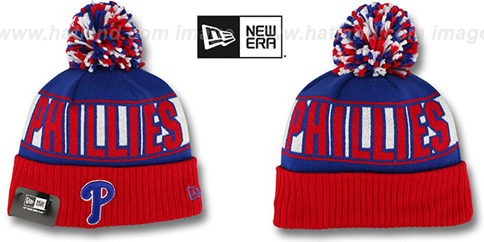 Phillies 'REP-UR-TEAM' Knit Beanie Hat by New Era