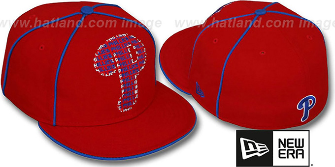 Phillies 'REPEAT BIG-ONE' Red Fitted Hat by New Era