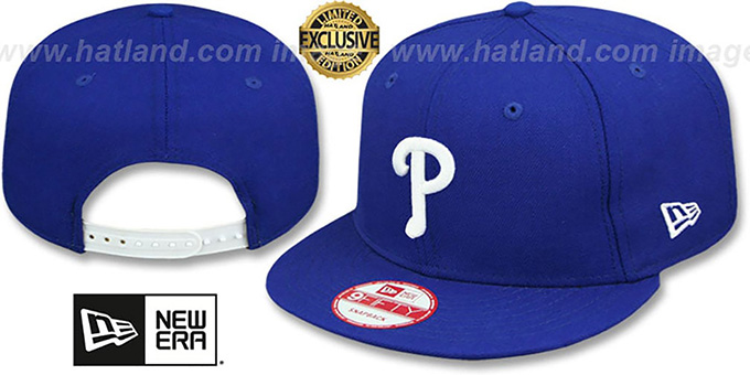 Phillies 'TEAM-BASIC SNAPBACK' Royal-White Hat by New Era