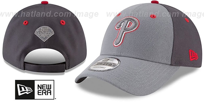 Phillies 'THE-LEAGUE GREY-POP STRAPBACK' Hat by New Era