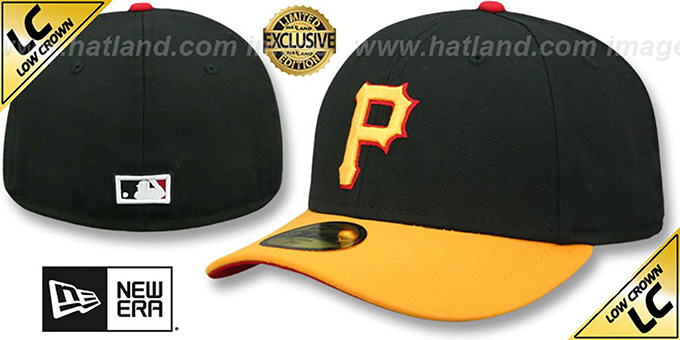 Pirates '2001 LOW-CROWN COOPERSTOWN' Black-Gold Fitted Hat by New Era