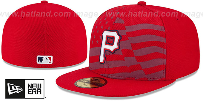 Pirates '2015 JULY 4TH STARS N STRIPES' Hat by New Era