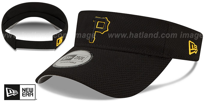 Pirates 2022 'BATTING PRACTICE VISOR' Black by New Era