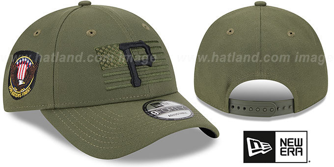 Pirates 2023 ARMED FORCES 'STARS N STRIPES SNAPBACK' Hat by New Era