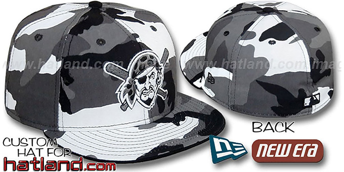 Pirates ALTERNATE 'URBAN CAMO' Fitted Hat by New Era