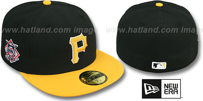 Pirates 'BAYCIK' Black-Gold Fitted Hat by New Era