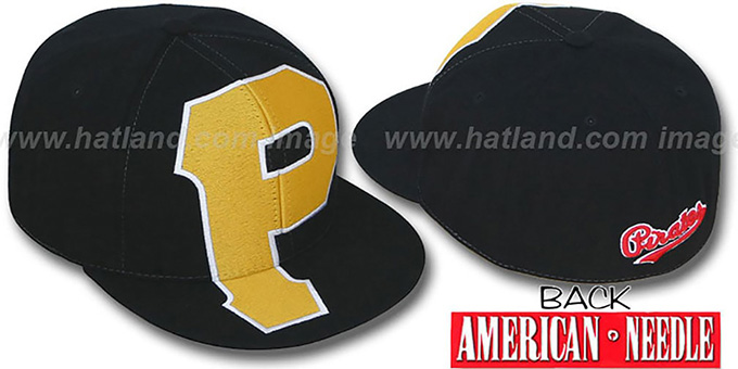 Pirates 'GETTIN-BIGGER' Black Fitted Hat by American Needle