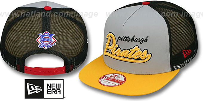 Pirates 'MARK-MESH A-FRAME SNAPBACK' Hat by New Era