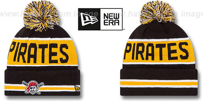 Pirates 'THE-COACH' Black Knit Beanie Hat by New Era