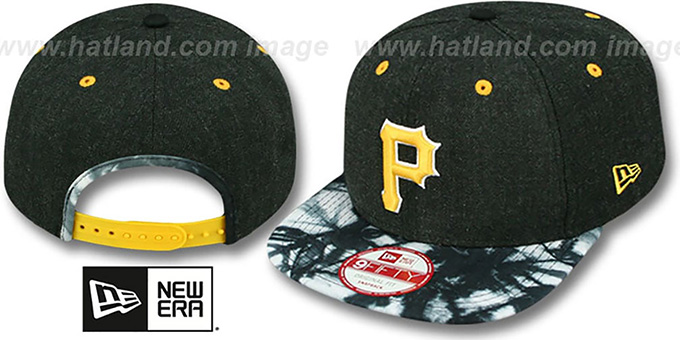 Pirates 'ZONE-VIZE SNAPBACK' Black Hat by New Era