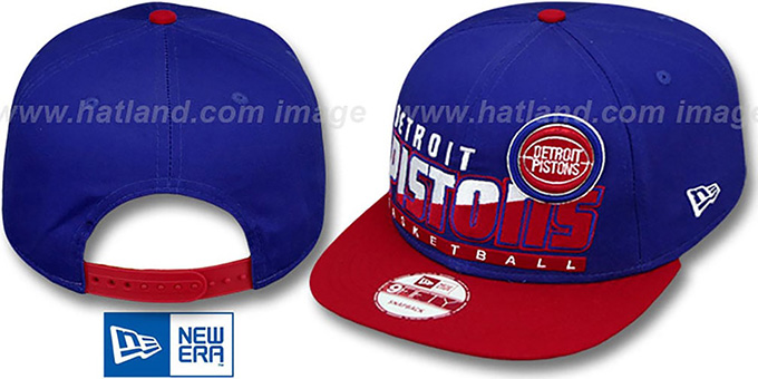 Pistons 'SLICE-N-DICE SNAPBACK' Royal-Red Hat by New Era