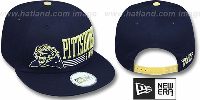 Pitt 'RETRO-SNAPBACK' Navy Hat by New Era