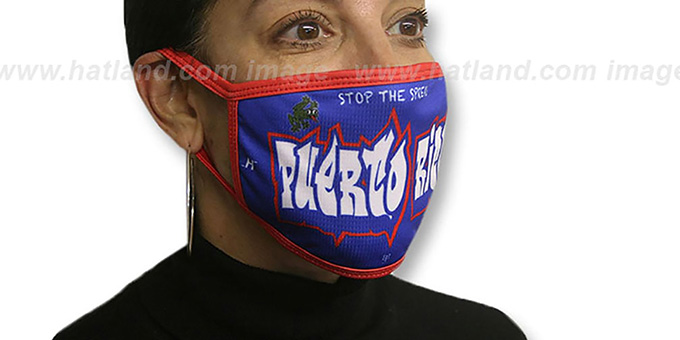 PUERTO RICO GRAFFITI Washable Fashion Mask by Hatland.com