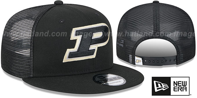 Purdue 'TEAM-BASIC TRUCKER SNAPBACK' Black Hat by New Era