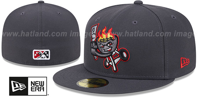 Quakes 'THEME NIGHT' Charcoal Fitted Hat by New Era