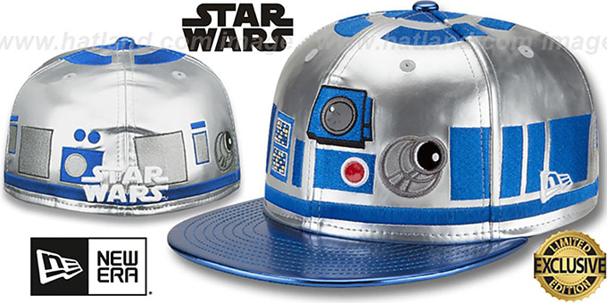 R2D2 'CHARACTER FACE' Fitted Hat by New Era