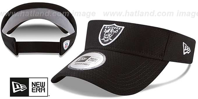 Raiders '2017 NFL TRAINING VISOR' Black by New Era