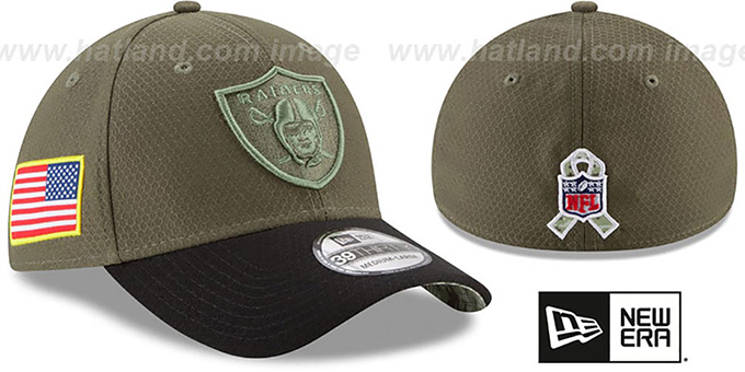 raiders salute to service hat