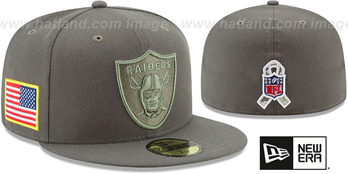 raiders salute to service hat