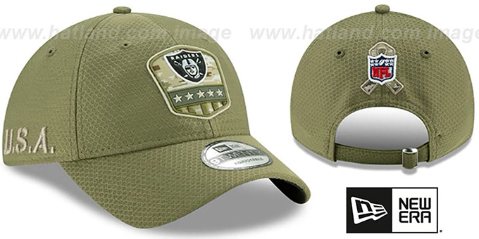 raiders salute to service beanie