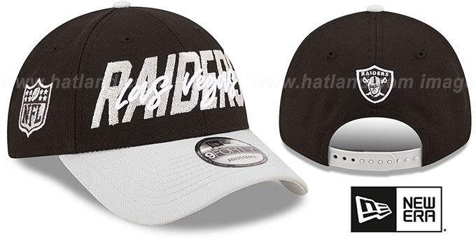 Raiders '2022 NFL DRAFT 940 SNAPBACK' Black-Grey Hat by New Era