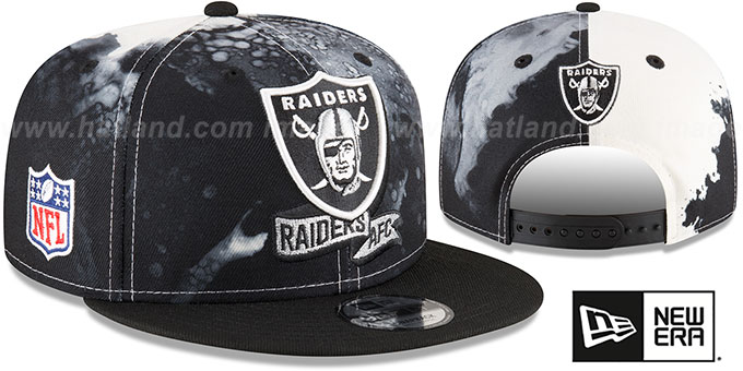 Raiders '2022 NFL SIDELINE TIE-DYE SNAPBACK' Hat by New Era