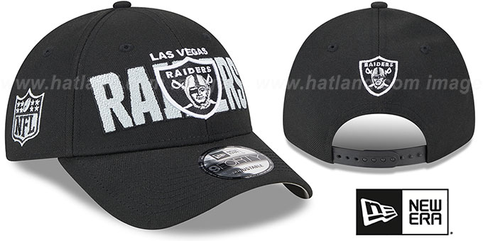 Raiders 2023 'NFL DRAFT 940 SNAPBACK' Black Hat by New Era