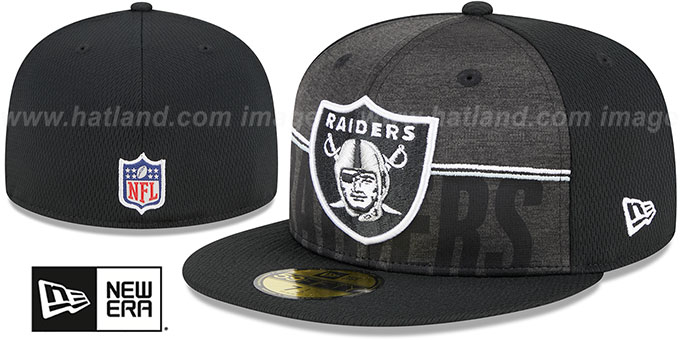 Raiders 2023 'NFL TRAINING CAMP' Fitted Hat by New Era