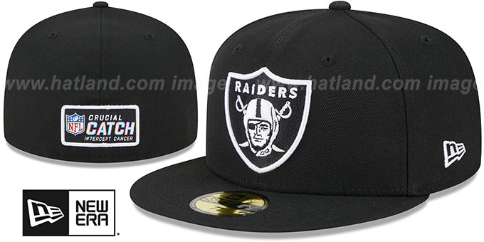 Raiders '2023 ONFIELD CRUCIAL CATCH' Fitted Hat by New Era