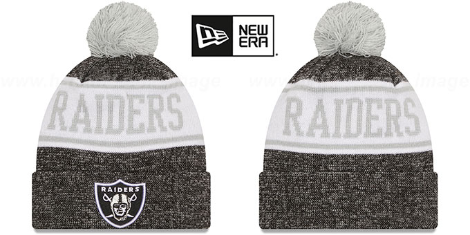 Raiders 'BANNER' Knit Beanie Hat by New Era