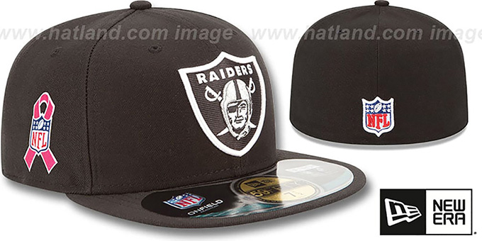 Raiders 'NFL BCA' Black Fitted Hat by New Era