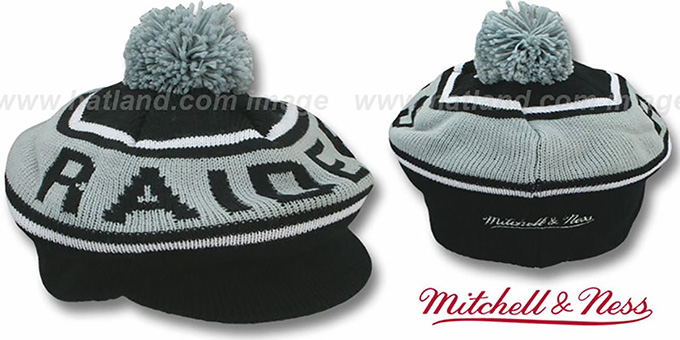 Raiders 'RERUN KNIT BEANIE' by Mitchell and Ness