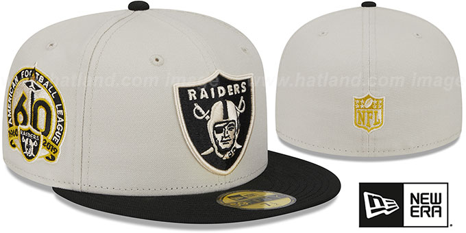 Raiders 'TWO-TONE STONE' Fitted Hat by New Era