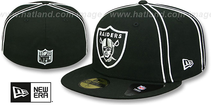 Raiders 'Y2K SOUTACHE' Black Fitted Hat by New Era