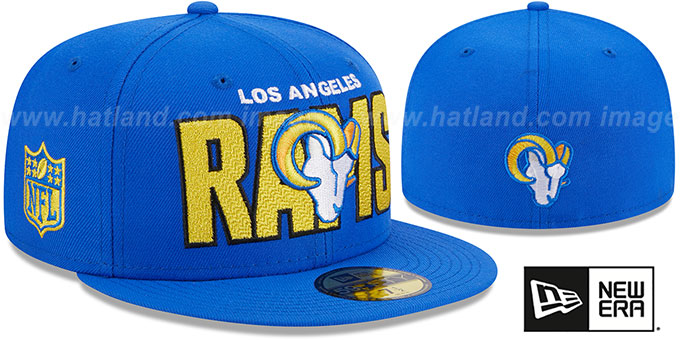 Rams 2023 'NFL DRAFT' Royal Fitted Hat by New Era