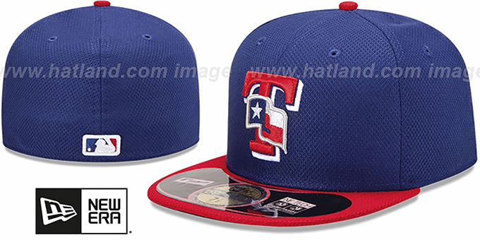 Rangers 2013 'DIAMOND-TECH' BP Royal-Red Hat by New Era