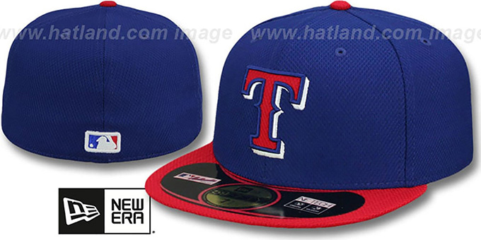 Rangers 2014 'DIAMOND-TECH' BP Royal-Red Hat by New Era