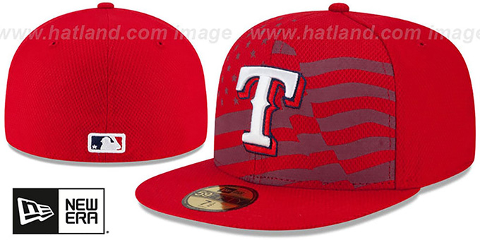 Rangers '2015 JULY 4TH STARS N STRIPES' Hat by New Era