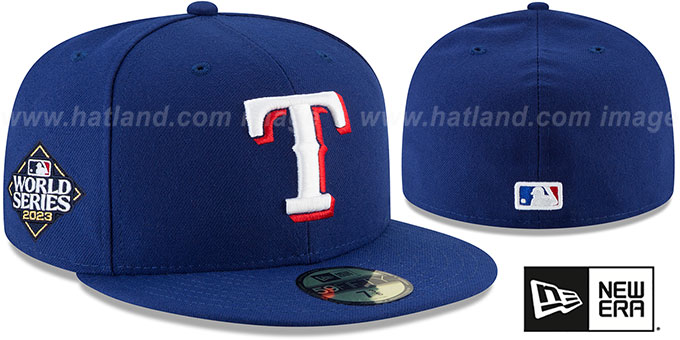 Rangers '2023 WORLD SERIES' GAME Fitted Hat by New Era