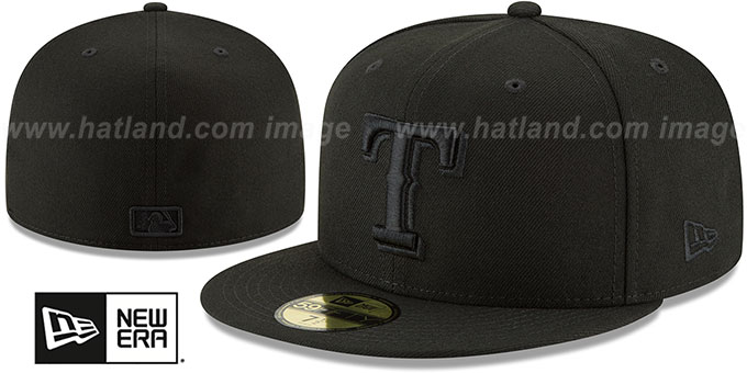 Rangers 'BLACKOUT' Fitted Hat by New Era