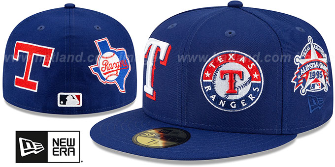 Rangers 'EVOLUTION-PATCHES' Royal Fitted Hat by New Era