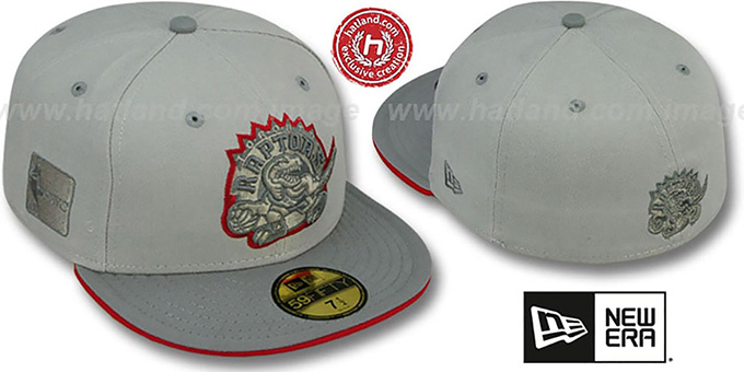 Raptors '2T HWC GREY-POP' Fitted Hat by New Era