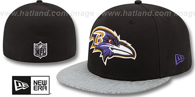 Ravens '2014 NFL DRAFT' Black Fitted Hat by New Era