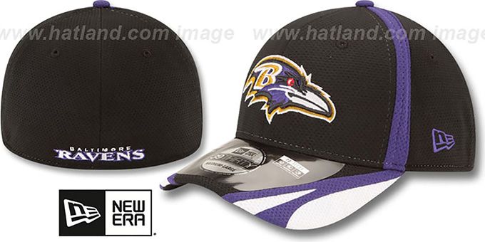 Ravens '2014 NFL TRAINING FLEX' Black Hat by New Era