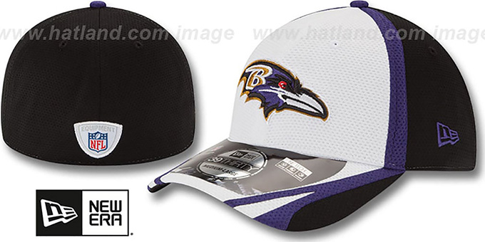 Ravens '2014 NFL TRAINING FLEX' White Hat by New Era