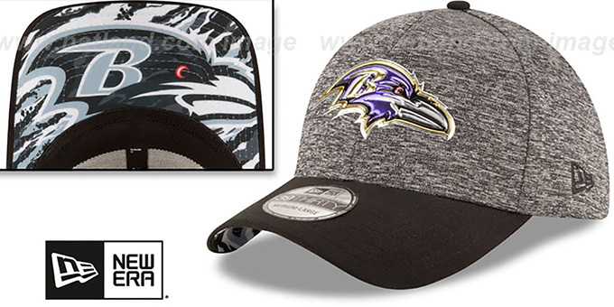 Ravens '2016 MONOCHROME NFL DRAFT FLEX' Hat by New Era